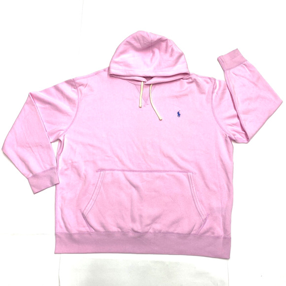 POLO RALPH LAUREN Classic Cotton-Blend Hoodie Pink sz 2XB - Picture 1 of 4